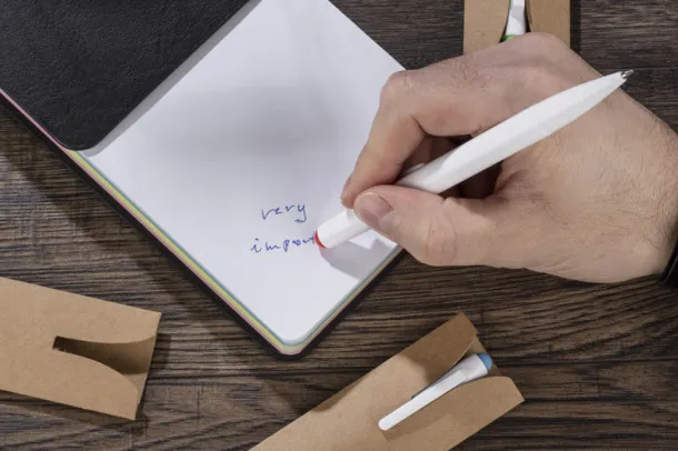 MAZZI Erasable ball pen błękitny