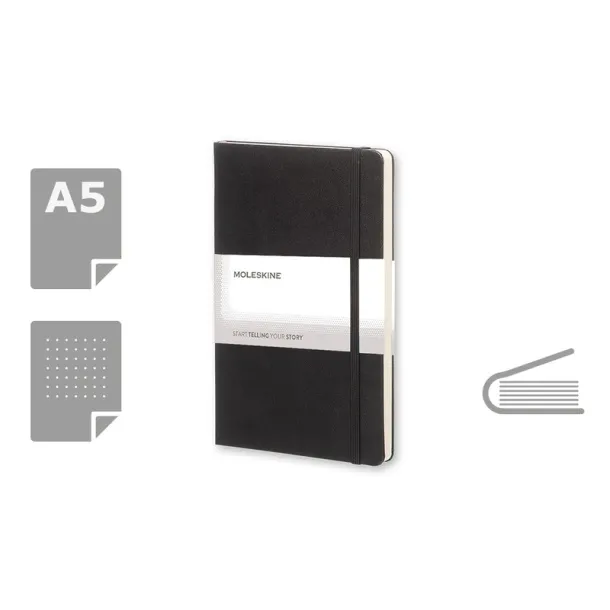  MOLESKINE Notebook approx. A5 Crna