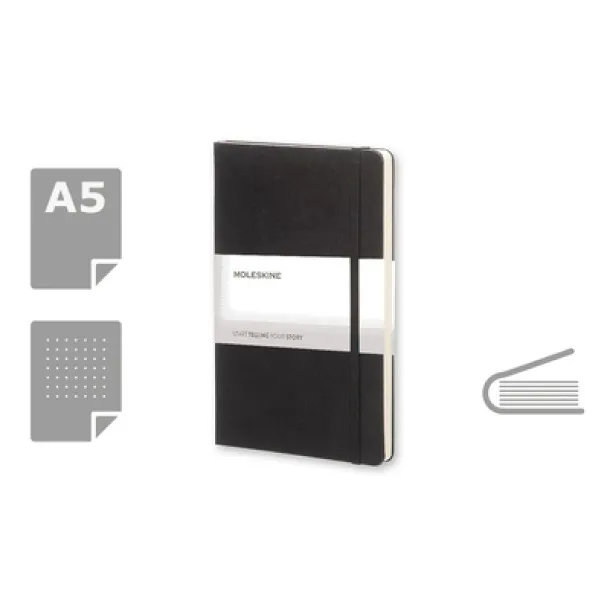  MOLESKINE notes, cca A5 Crna