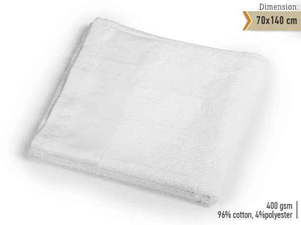 WELLNESS 70 towel 70 x 140 cm - EXPLODE White