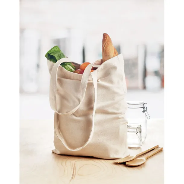 RASSA 270gsm canvas shopping bag Beige