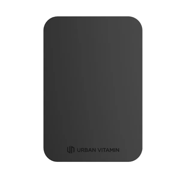  Urban Vitamin Burbank prijenosna baterija od RCS plastike/aluminija, 3 000 mAh - Urban Vitamin Crna