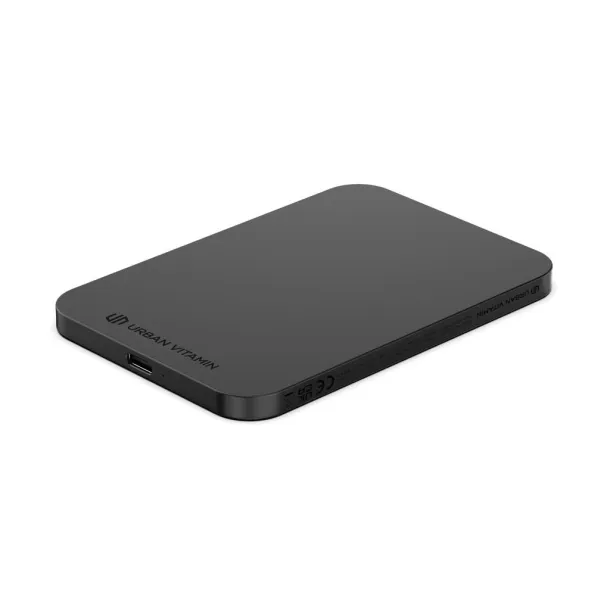  Urban Vitamin Burbank prijenosna baterija od RCS plastike/aluminija, 3 000 mAh - Urban Vitamin Crna