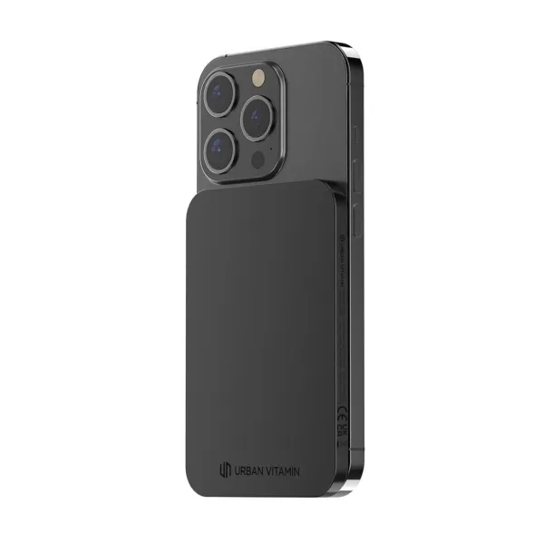  Urban Vitamin Burbank prijenosna baterija od RCS plastike/aluminija, 3 000 mAh - Urban Vitamin Crna