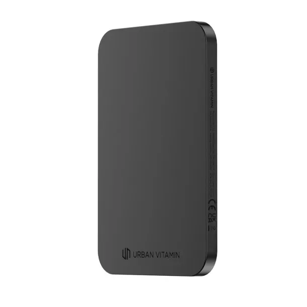  Urban Vitamin Burbank prijenosna baterija od RCS plastike/aluminija, 3 000 mAh - Urban Vitamin Crna