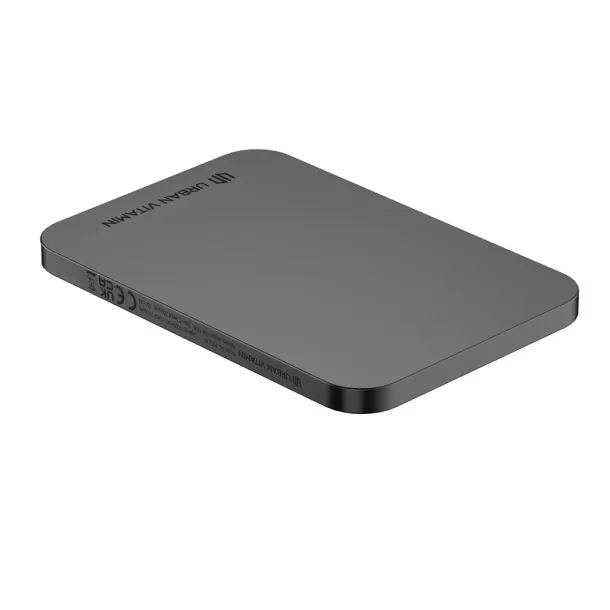 Urban Vitamin Burbank prijenosna baterija od RCS plastike/aluminija, 3 000 mAh - Urban Vitamin Crna
