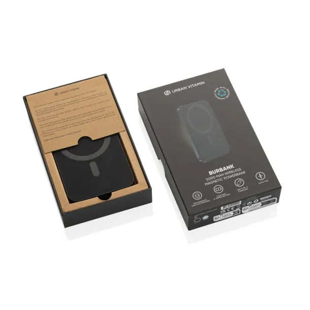  Urban Vitamin Burbank prijenosna baterija od RCS plastike/aluminija, 3 000 mAh - Urban Vitamin Crna