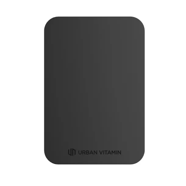  Urban Vitamin Burbank prijenosna baterija od RCS plastike/aluminija, 3 000 mAh - Urban Vitamin Crna