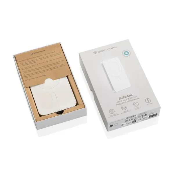 Urban Vitamin Burbank prijenosna baterija od RCS plastike/aluminija, 3 000 mAh - Urban Vitamin Srebrna