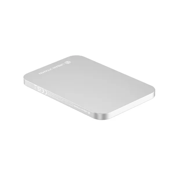 Urban Vitamin Burbank prijenosna baterija od RCS plastike/aluminija, 3 000 mAh - Urban Vitamin Srebrna