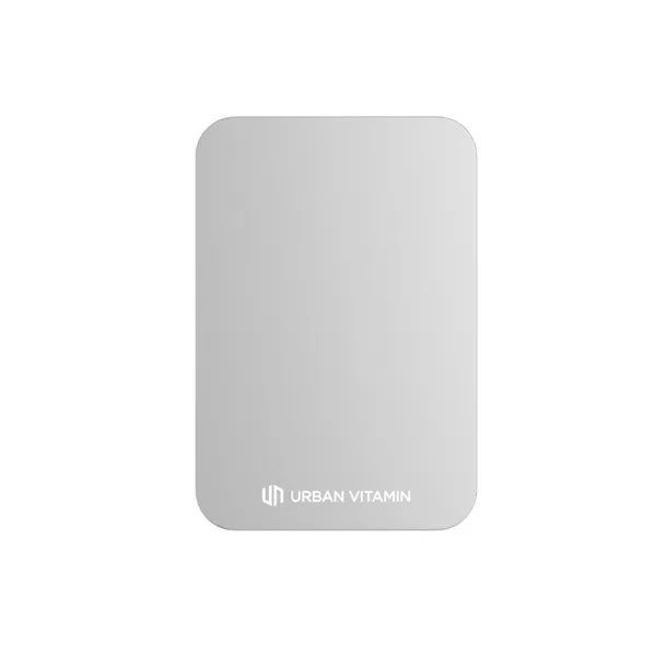  Urban Vitamin Burbank prijenosna baterija od RCS plastike/aluminija, 3 000 mAh - Urban Vitamin Srebrna