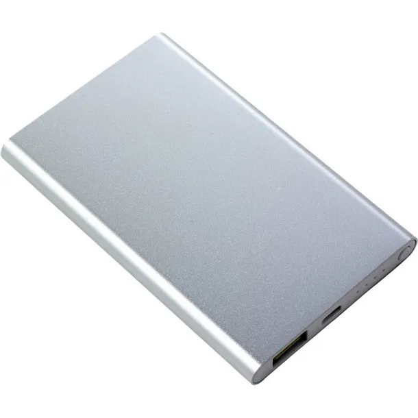  Power bank 4000 mAh silver