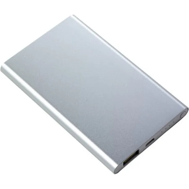  Power bank 4000 mAh Srebrna