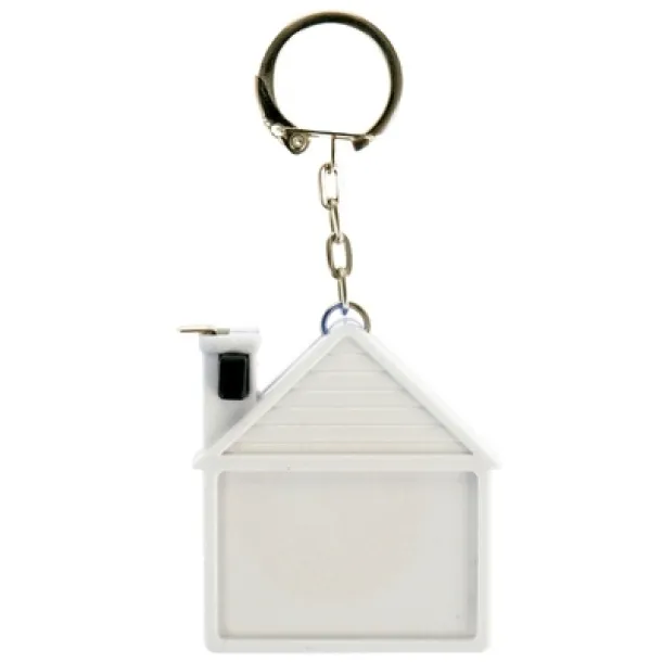  Keyring "house", measuring tape 2m Bijela