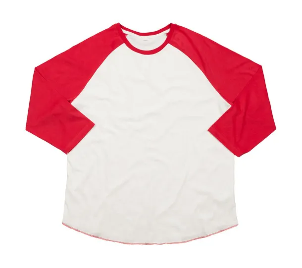  Superstar Baseball T - Mantis Washed White Warm Red