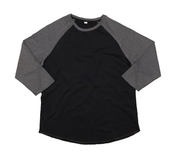  Superstar Baseball T - Mantis Black Charcoal Grey Melange