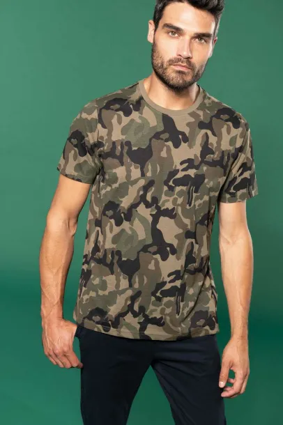  MEN'S SHORT-SLEEVED CAMO T-SHIRT - 140 g/m² - Kariban Olive Camouflage #585749