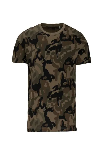  MEN'S SHORT-SLEEVED CAMO T-SHIRT - 140 g/m² - Kariban Olive Camouflage #585749