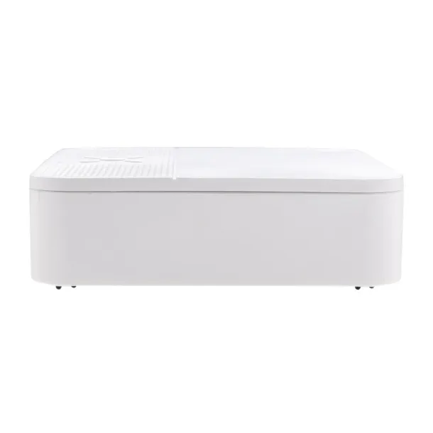  Wireless charging speaker with time display White