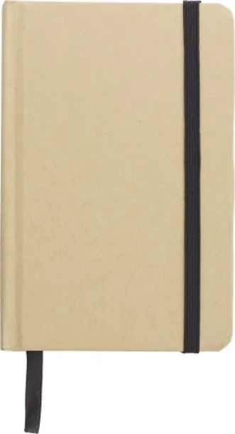 John notes od recikliranog papira, A6 Crna