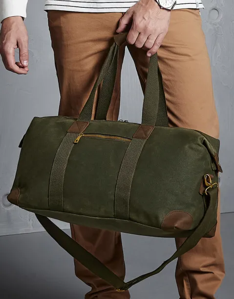  Heritage Waxed Canvas Holdall - Quadra