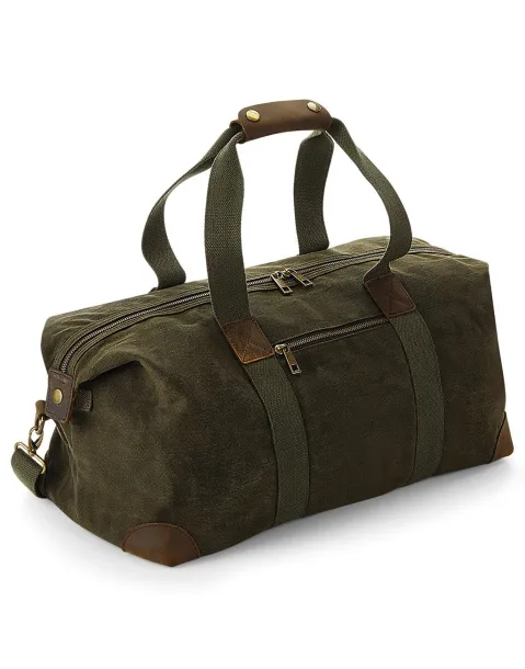  Heritage Waxed Canvas Holdall - Quadra