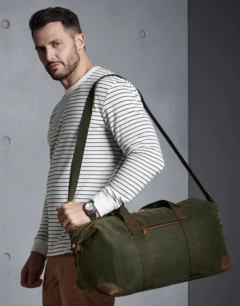  Heritage Waxed Canvas Holdall - Quadra