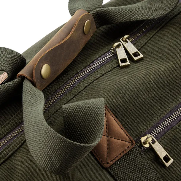  Heritage Waxed Canvas Holdall - Quadra