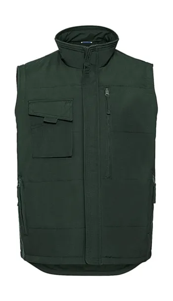  Heavy Duty Workwear Gilet - Russell  Bottle Green