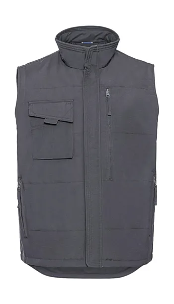  Heavy Duty Workwear Gilet - Russell Athletic Convoy Grey