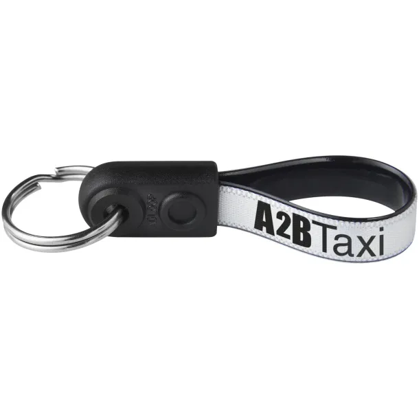 Ad-Loop ® Mini  keychain Solid black