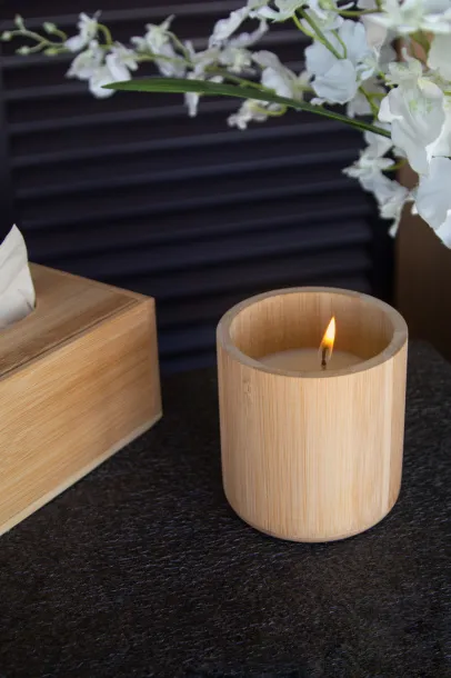 Takebo bamboo candle Natural