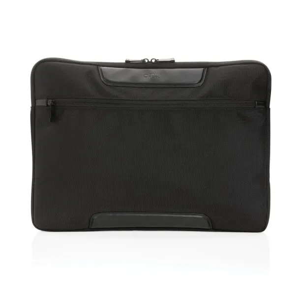  Swiss Peak AWARE™ RPET Voyager 15.6" laptop sleeve - Swiss Peak Black 