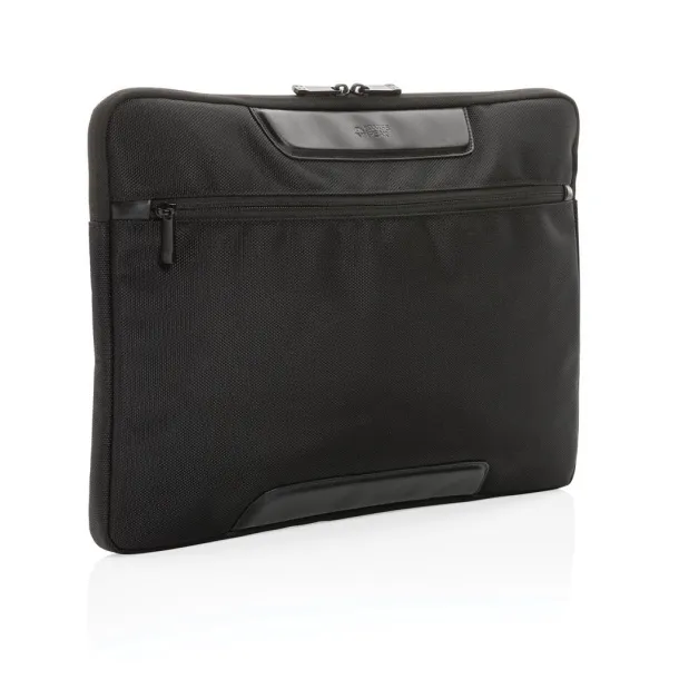  Swiss Peak AWARE™ RPET Voyager 15.6" laptop sleeve - Swiss Peak Black 