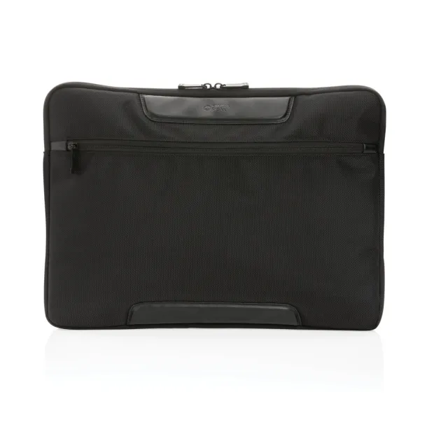  Swiss Peak AWARE™ RPET Voyager 15.6" laptop sleeve - Swiss Peak Black 