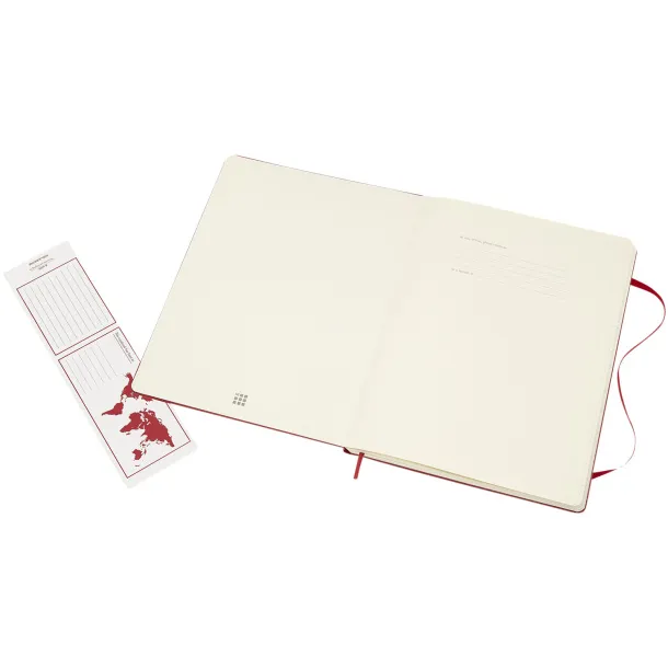 Moleskine Classic XL hard cover notebook - ruled - Moleskine Scarlet red