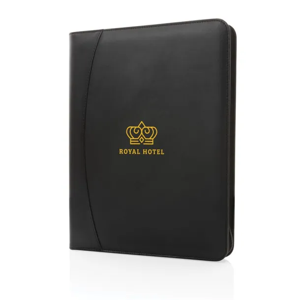  RCS rPU deluxe tech portfolio with zipper - XD Collection Black 