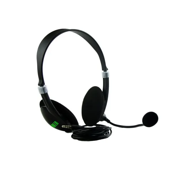  Headset: headphones with microphone Crna