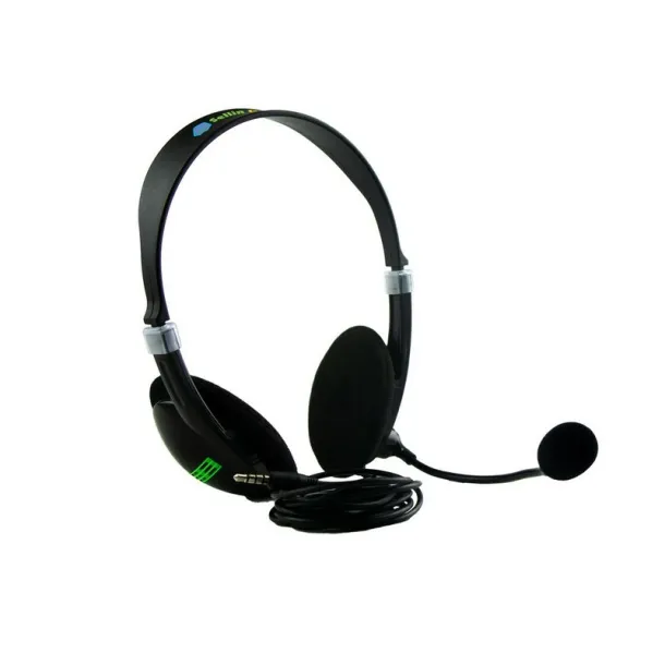  Headset: headphones with microphone Crna