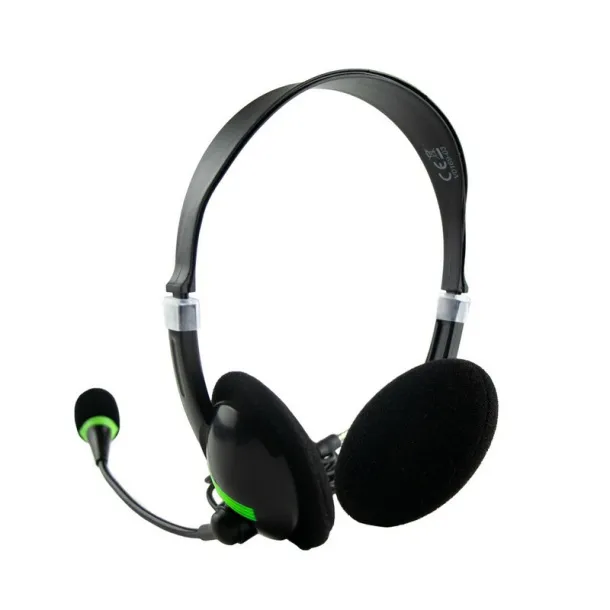  Headset: headphones with microphone Crna
