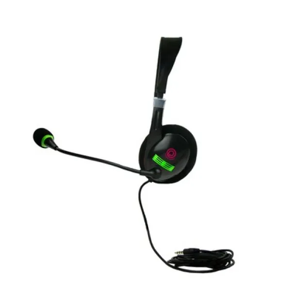  Headset: headphones with microphone Crna