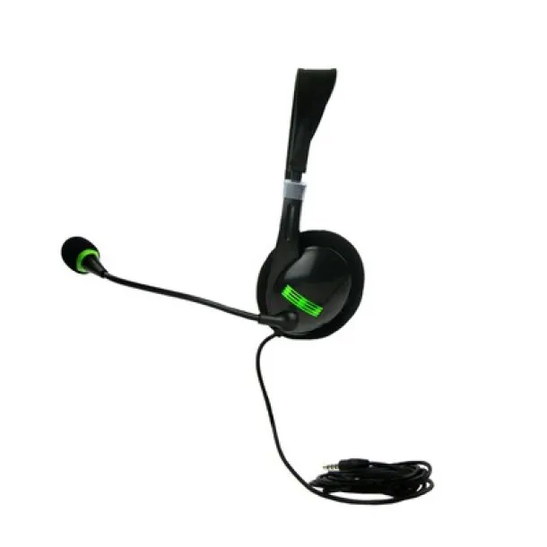  Headset: headphones with microphone Crna