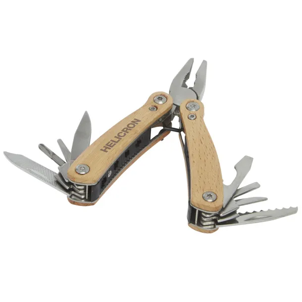 Anderson 12-function medium wooden multi-tool Natural