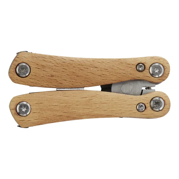 Anderson 12-function medium wooden multi-tool Natural