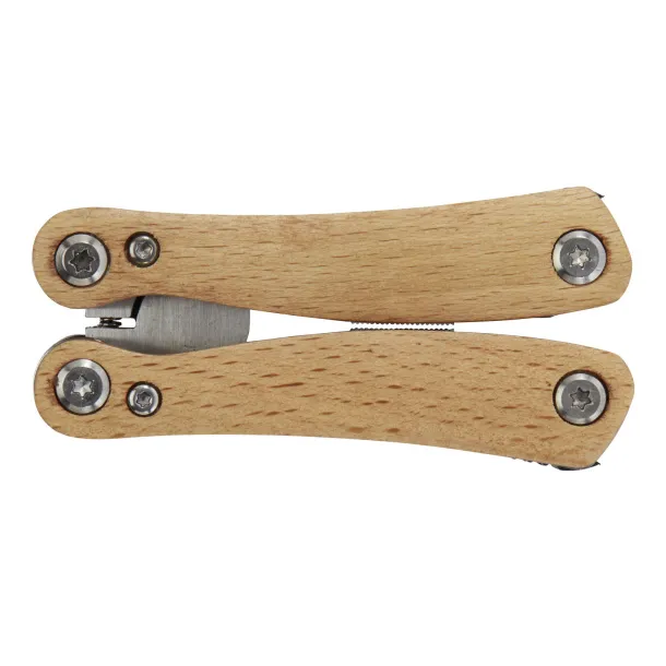 Anderson 12-function medium wooden multi-tool Natural