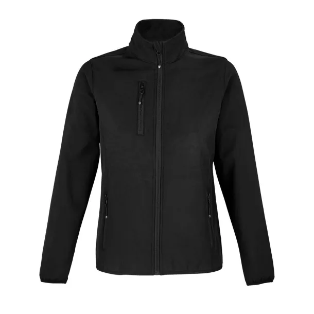  SOL'S FALCON WOMEN - SOFTSHELL ZIP JACKET - SOL'S Black