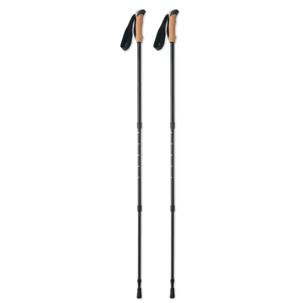 NOLE Nordic walking poles Black