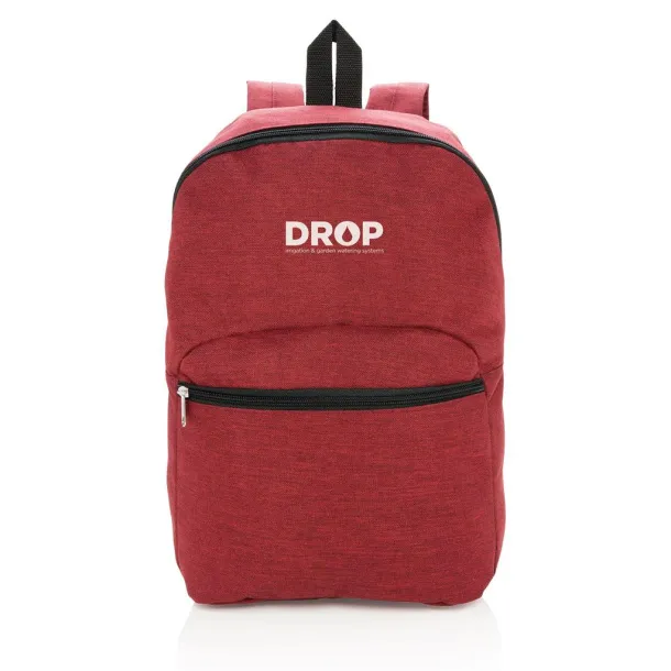  Classic two tone backpack - XD Collection Red 