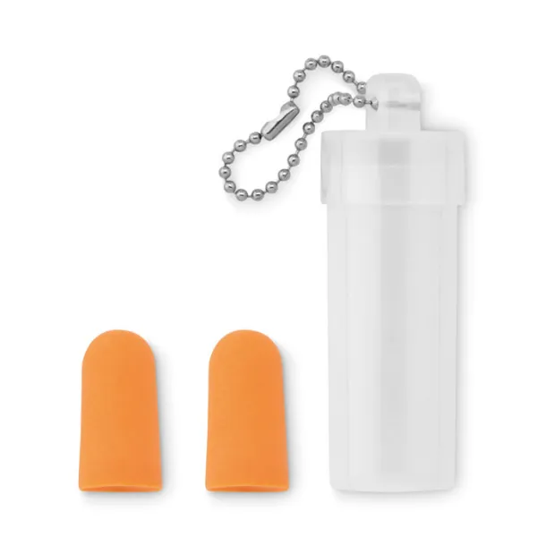 BUDS TO GO Earbud Set in plastic tube Orange