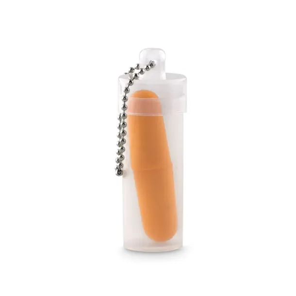 BUDS TO GO Earbud Set in plastic tube Orange